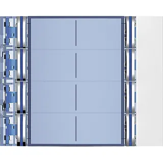Bticino Tastenmodul 352182 8 Ruftasten-D ALLWHITE 4x2