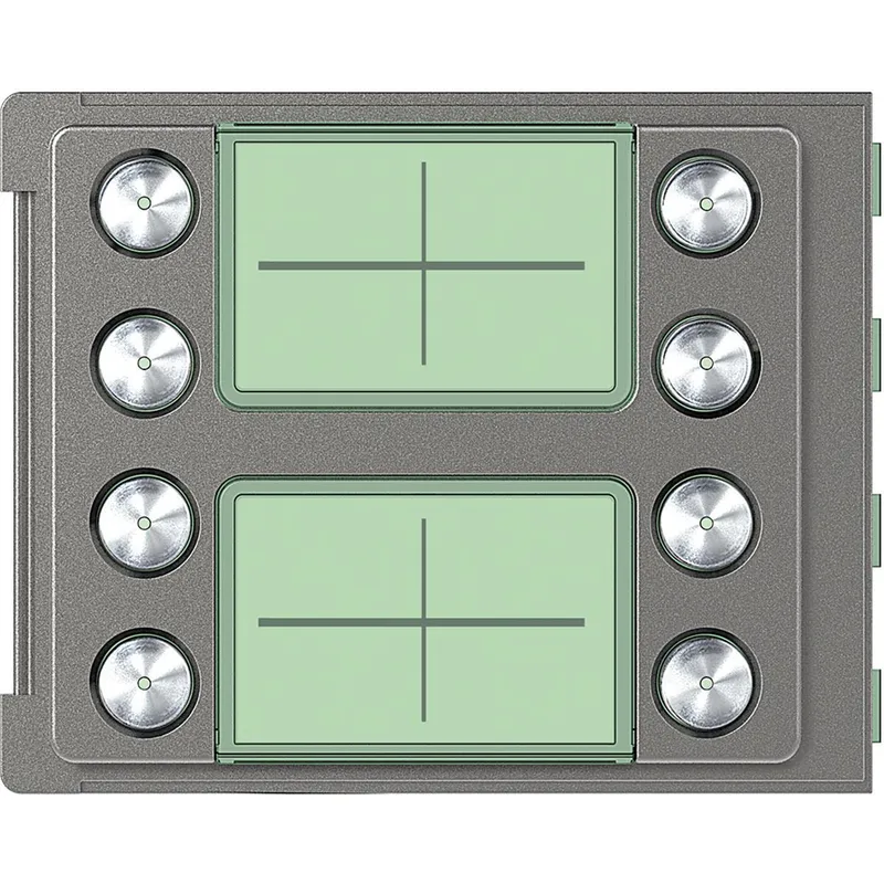 Bticino Tastenmodul 352185 8 Ruftasten-D ROBUR 4x2