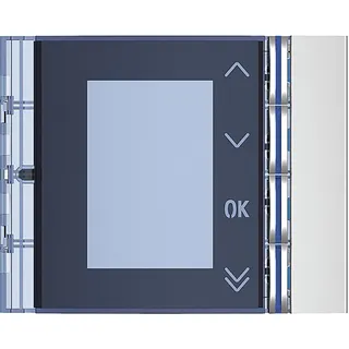 Bticino Frontblende 352501 f. DisplayModul ALLMETAL
