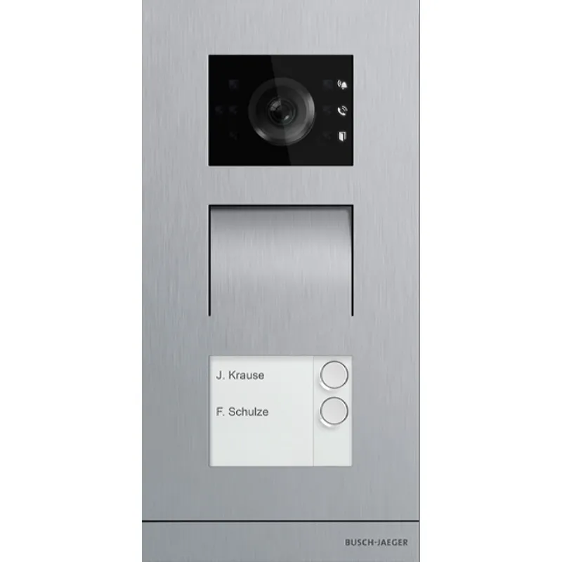 Busch-Jaeger H81381P2-S-03 Video 2fach, edelstahl