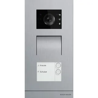 Busch-Jaeger H81381P2-S-03 Video 2fach, edelstahl