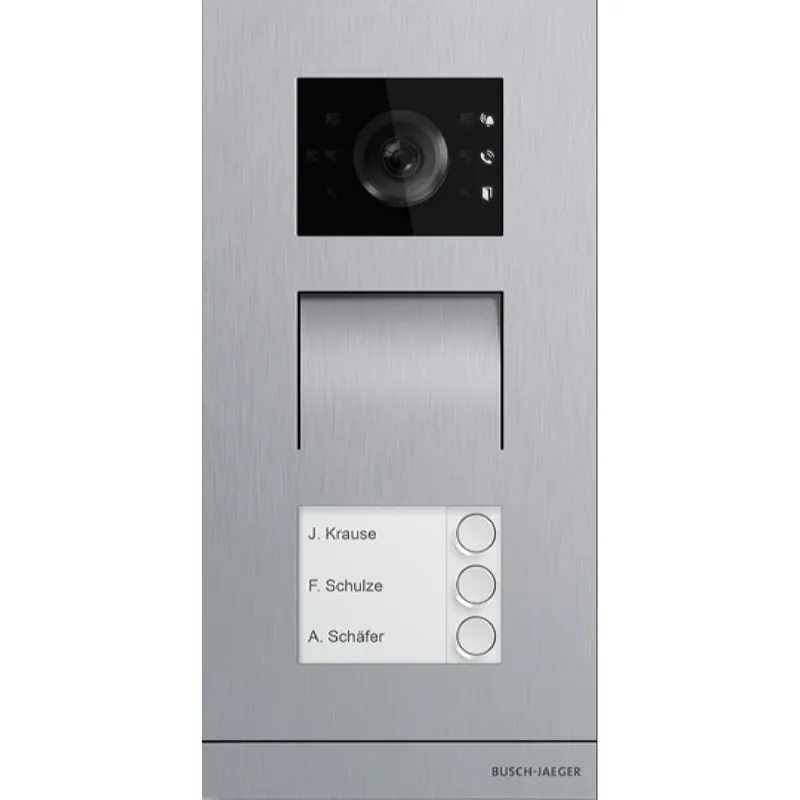 Busch-Jaeger H81381P3-S-03 Video 3fach, edelstahl