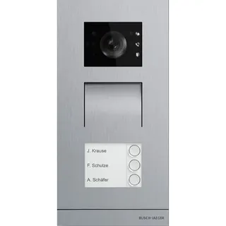 Busch-Jaeger H81381P3-S-03 Video 3fach, edelstahl