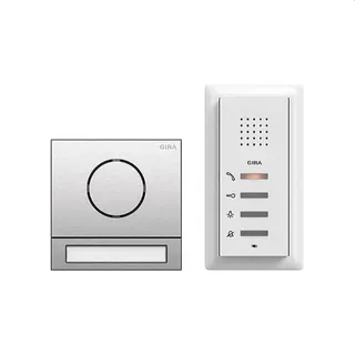 Gira Einfamilienhauspaket 2406000 EFH-Paket Audio 106 Edelstahl 2406000