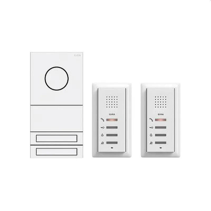 Gira Zweifamilienhauspaket 2407902 ZFH-Paket Audio 106 verkehrsw. 2407902
