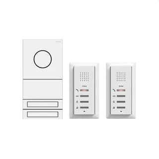 Gira Zweifamilienhauspaket 2407902 ZFH-Paket Audio 106 verkehrsw. 2407902