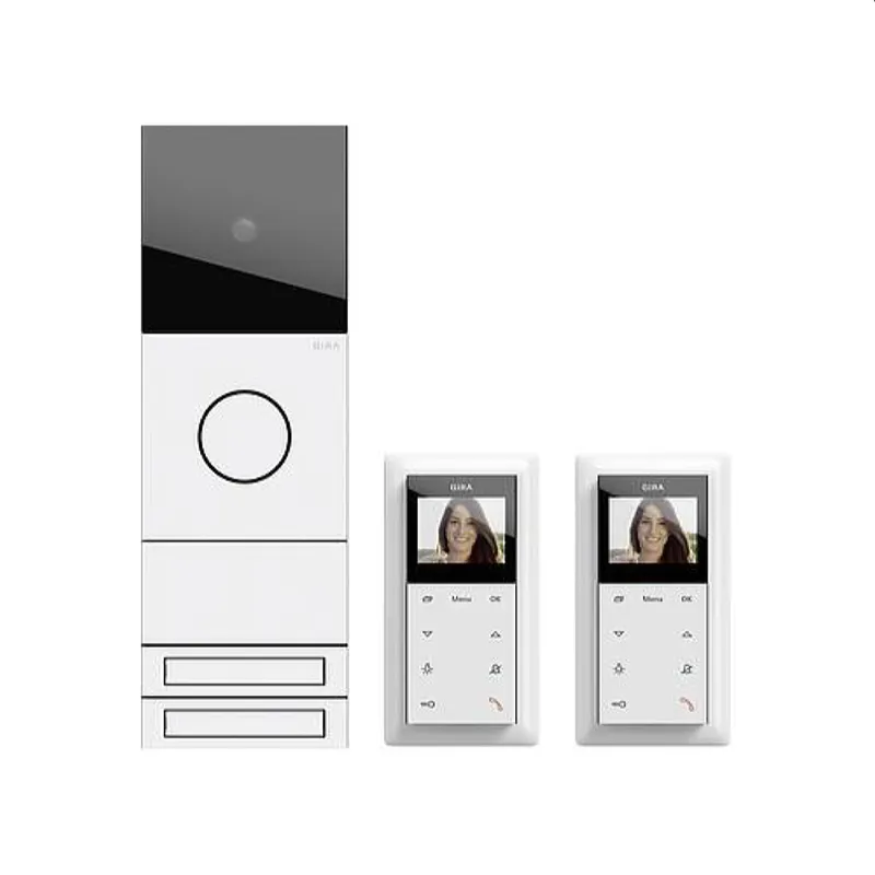 Gira Zweifamilienhauspaket 2417902 ZFH-Paket Video 106 verkehrsw. 2417902