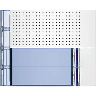 Bticino Frontblende 351022 BASIS f. Lautsp. 2RT ALLWHITE