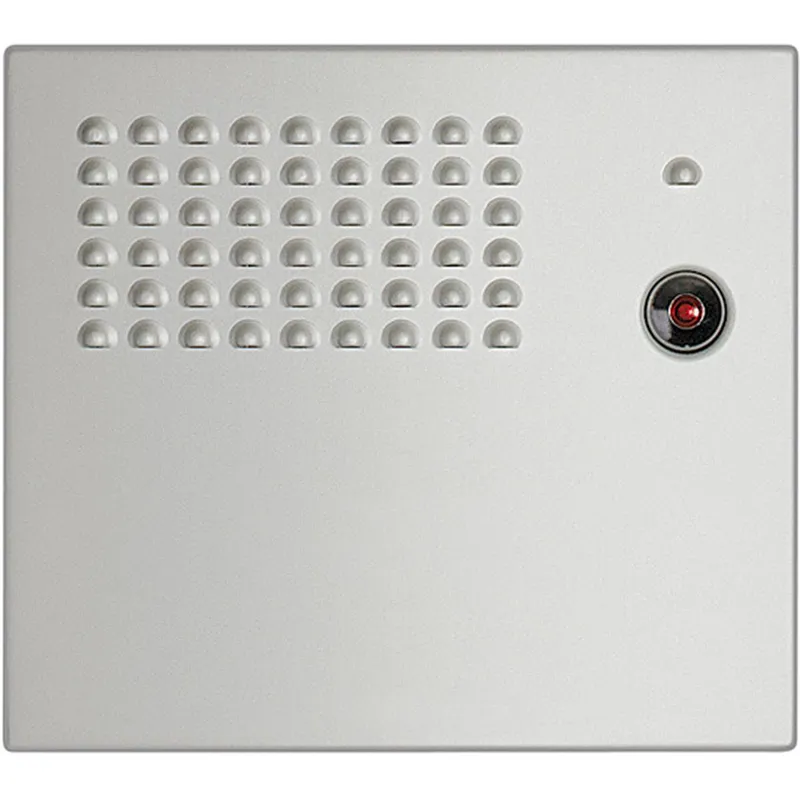 Bticino Frontblende 332101 für Türlautsprecher aluminium