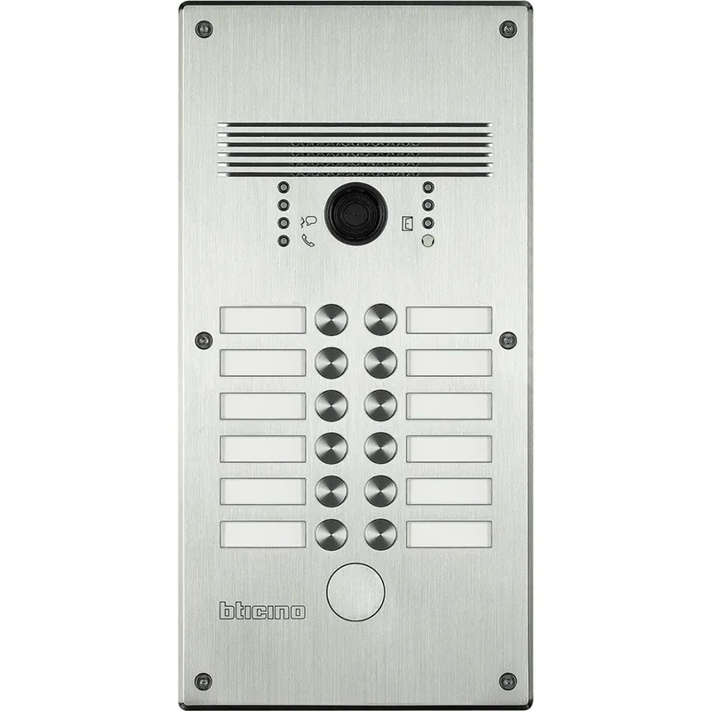 Bticino Video-Türstation 308013 Video-AV Inox 12 Rufnummer