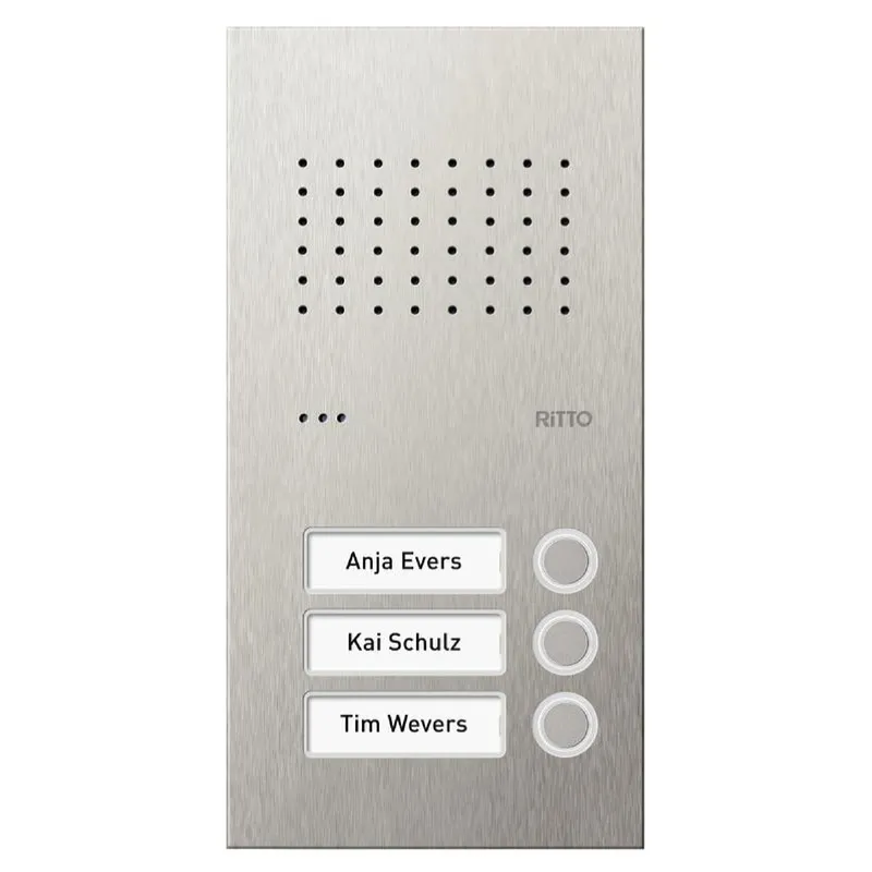 Ritto Türstation Acero Pur Edelstahl 3WE