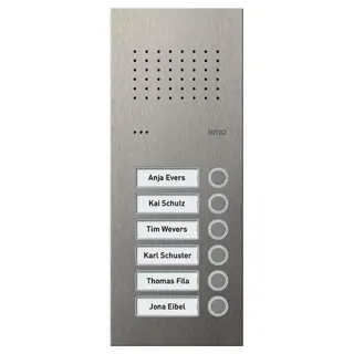 Ritto Türstation Acero Pur Edelstahl 6WE 1 Spalte