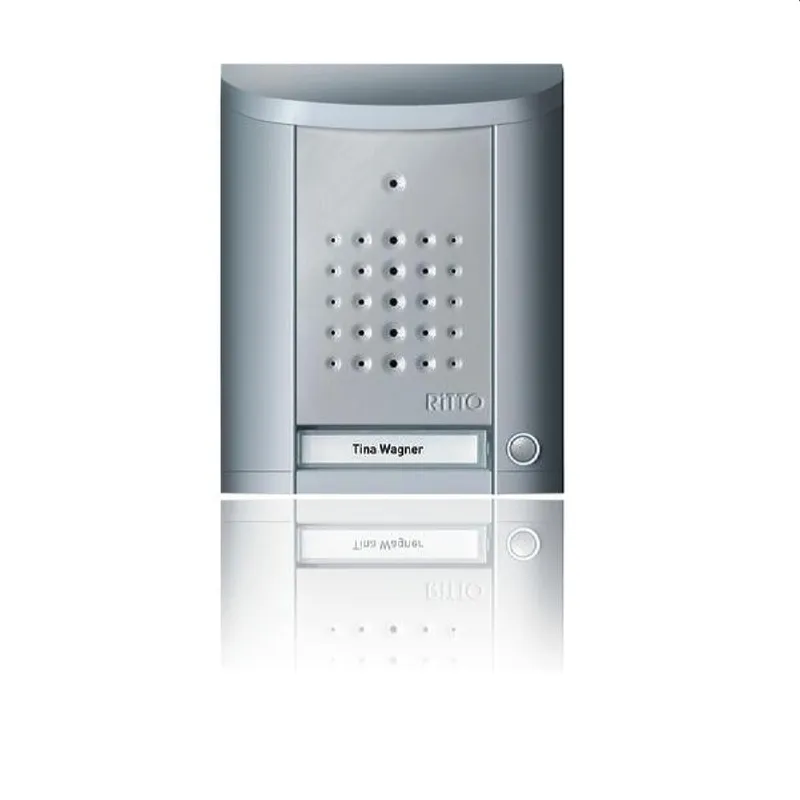 Ritto Entravox Türstation 1840120 1 Tasten silber