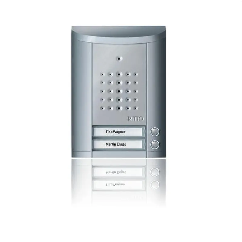 Ritto Entravox Türstation 1840220 2 Tasten silber