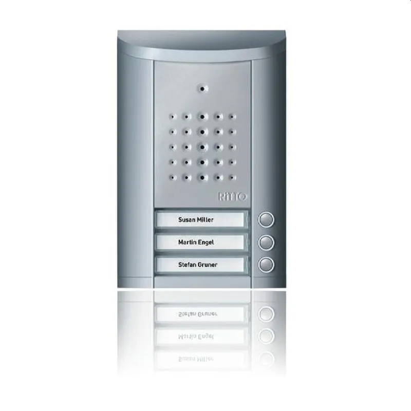 Ritto Entravox Türstation 1840320 3 Tasten silber