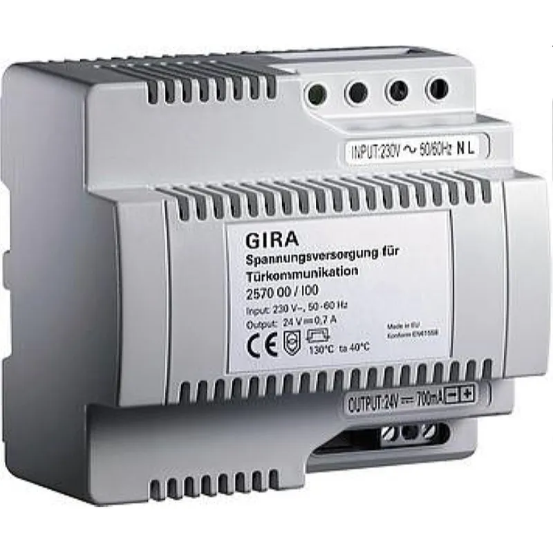 Gira Spannungsversorgung 257000 Tuerkommunikation DC 700mA REG