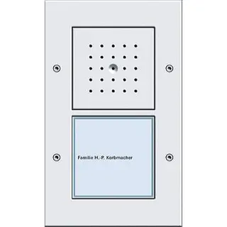 Gira Türstation 126666 AP 1fach Tuerko reinweiss