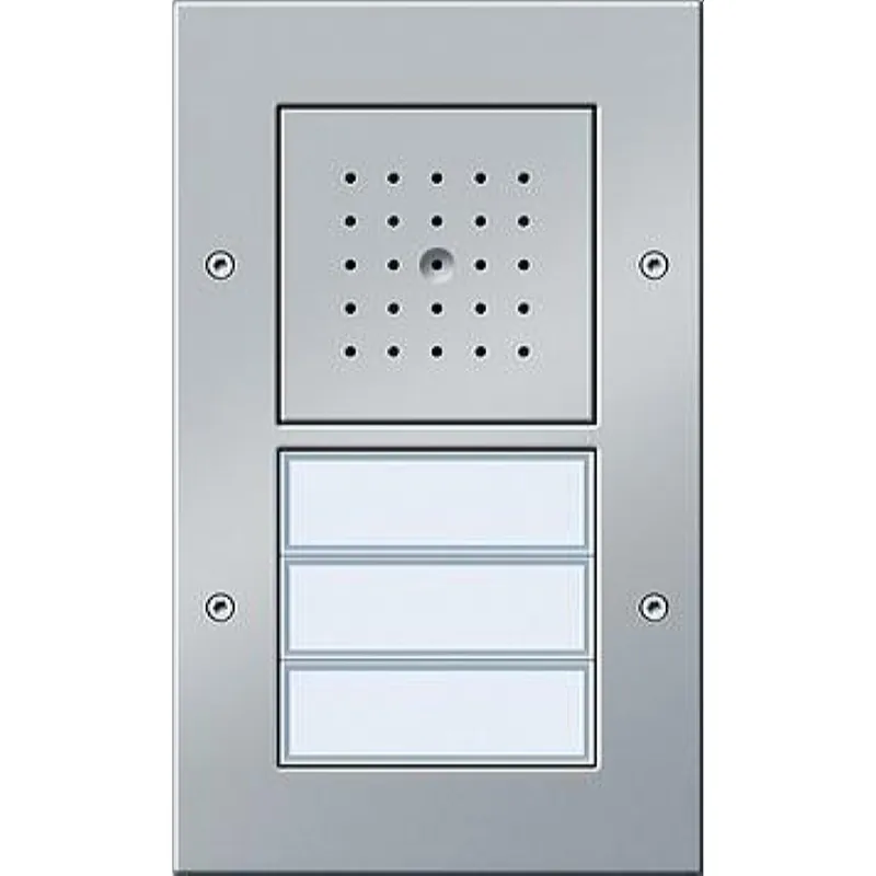 Gira Türstation 126765 AP 3fach Tuerko Farbe Alu