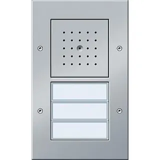 Gira Türstation 126765 AP 3fach Tuerko Farbe Alu