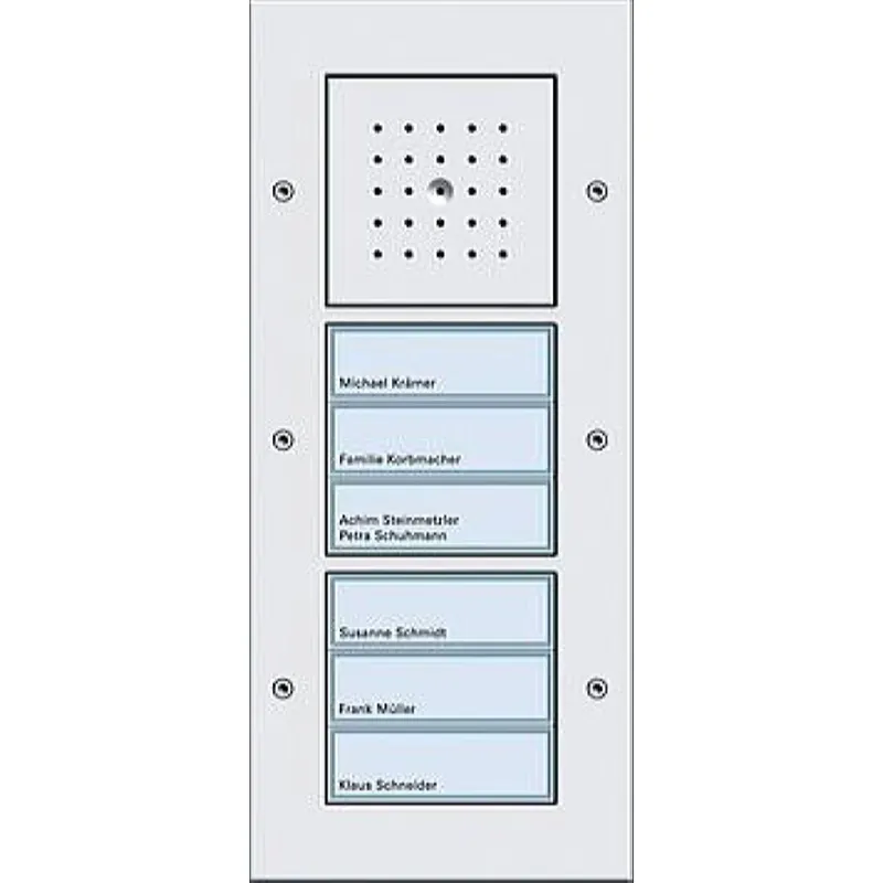 Gira Türstation 126866 AP 6fach Tuerko reinweiss