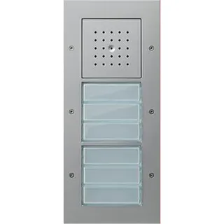 Gira Türstation 126865 AP 6fach Tuerko Farbe Alu