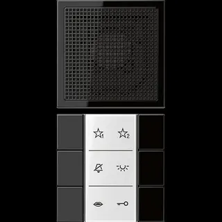 Jung Audio-Innenstation, Serie LS, schwarz SIAILS6SW