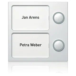 Ritto Portier Tastenmodul 1875270 TwinBus 2Tasten weiss