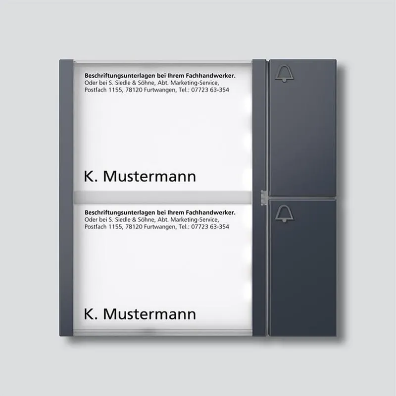 Siedle Tastenmodul BTM 650-02 AG anthrazitgrau