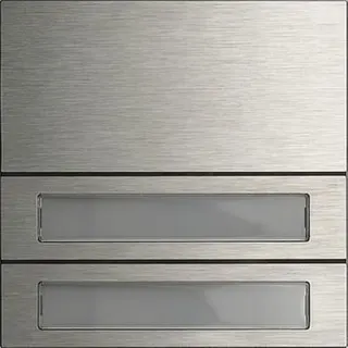Gira Ruftastenmodul 5532920 2fach System 106 Edelstahl
