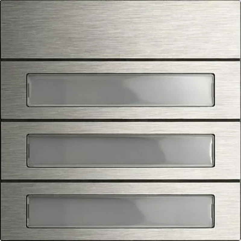 Gira Ruftastenmodul 5533920 3fach System 106 Edelstahl