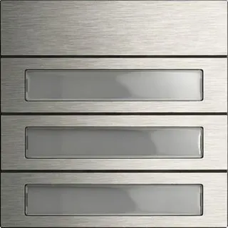 Gira Ruftastenmodul 5533920 3fach System 106 Edelstahl