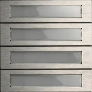 Gira Ruftastenmodul 5534920 4fach System 106 Edelstahl