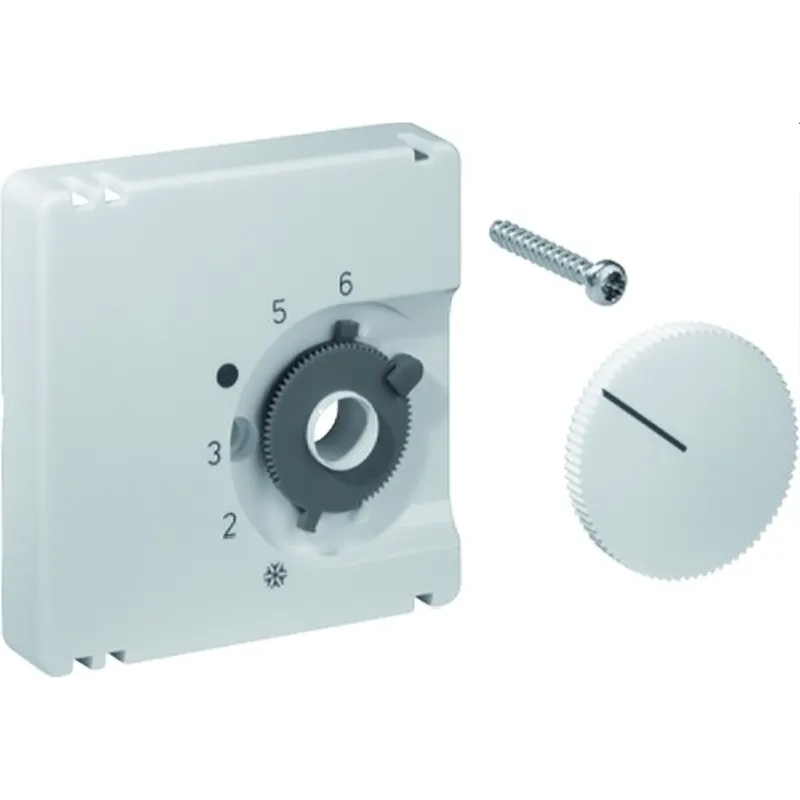 Alre-It Abdeckung für Raumtemperaturregler JZ-001.101 55x55mm matt reinweiss UN990055