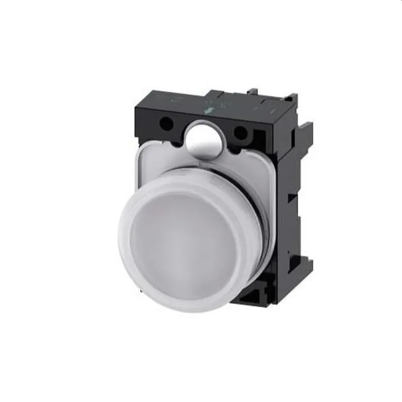 Siemens Leuchtmelder 22mm rund weiss Linse glatt 3SU1106-6AA60-1AA0
