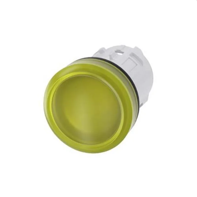 Siemens Leuchtmelder 22mm rund gelb Linse glatt 3SU1001-6AA30-0AA0