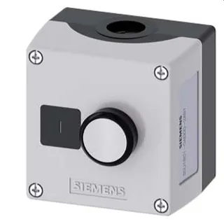 Siemens Gehäuse für Befehlsgeräte 22mm rund 3SU1801-0AD00-2AB1