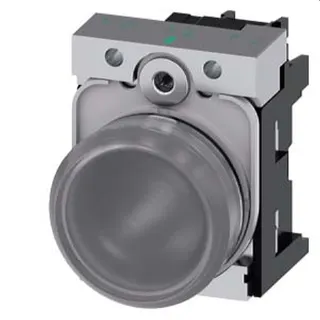 Siemens Leuchtmelder 22mm rund klar Linse glatt 3SU1153-6AA70-1AA0