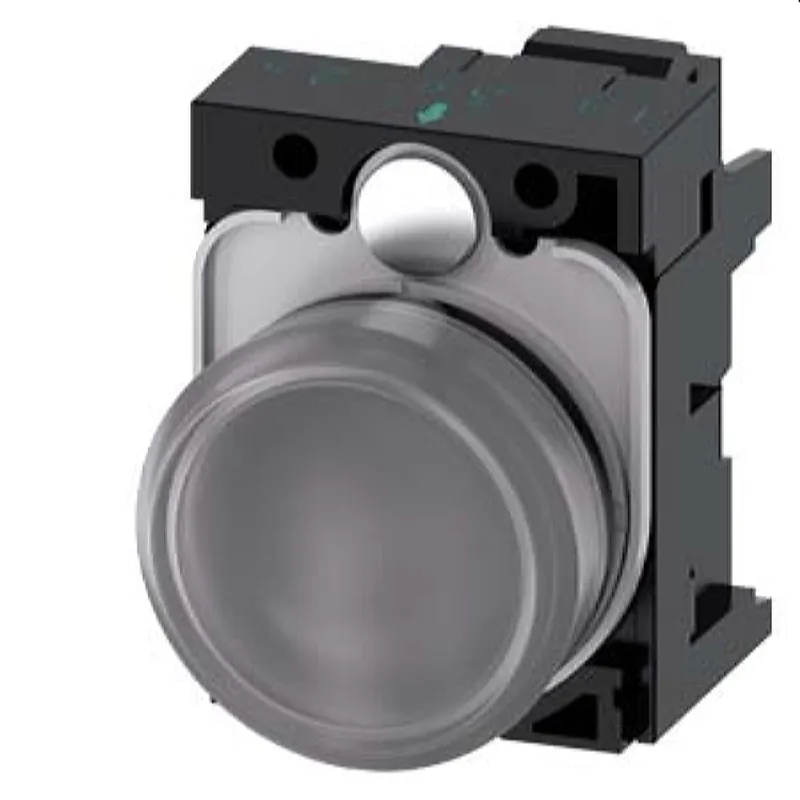 Siemens Leuchtmelder 22mm rund klar Linse glatt 3SU1106-6AA70-3AA0