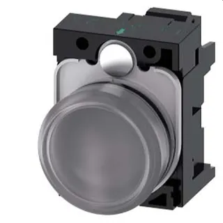 Siemens Leuchtmelder 22mm rund klar Linse glatt 3SU1106-6AA70-3AA0