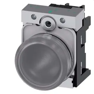 Siemens Leuchtmelder 22mm rund klar Linse glatt 3SU1156-6AA70-1AA0