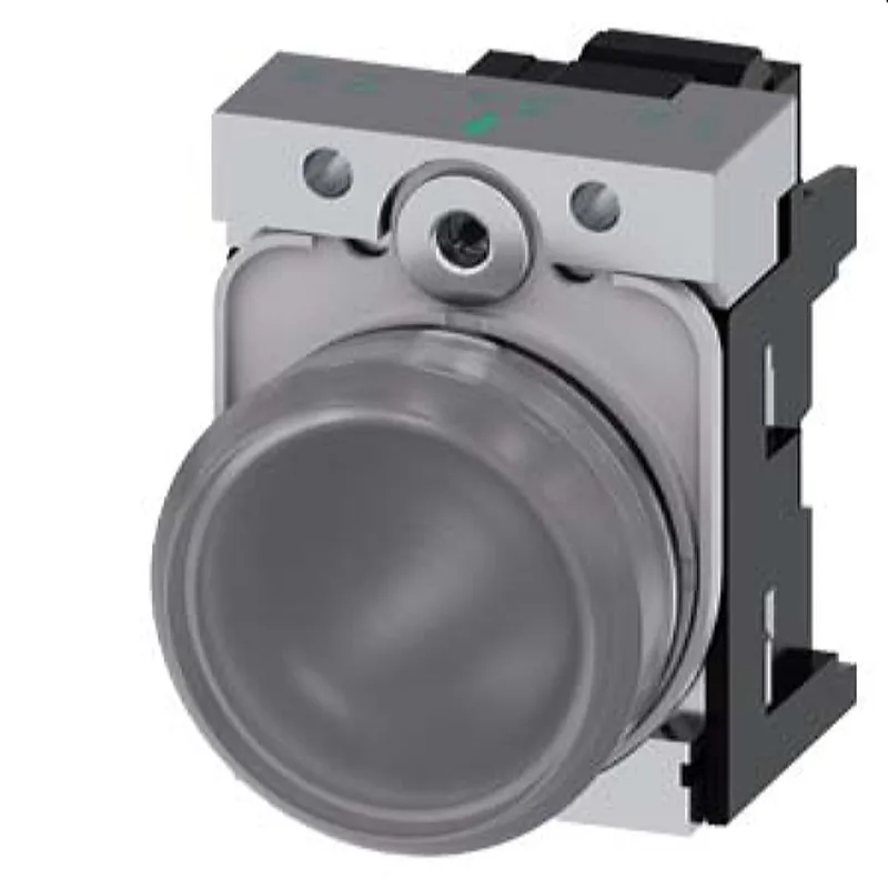 Siemens Leuchtmelder 22mm rund klar Linse glatt 3SU1156-6AA70-3AA0