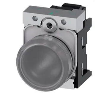 Siemens Leuchtmelder 22mm rund klar Linse glatt 3SU1156-6AA70-3AA0