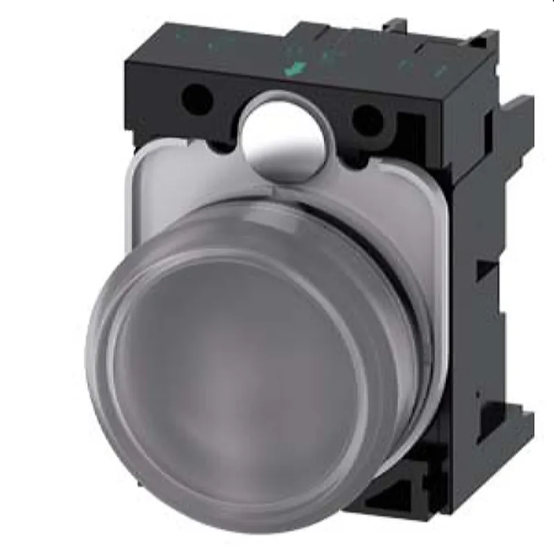 Siemens Leuchtmelder 22mm rund klar Linse glatt 3SU1103-6AA70-1AA0