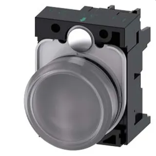 Siemens Leuchtmelder 22mm rund klar Linse glatt 3SU1103-6AA70-1AA0