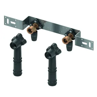 TECElogo Montageeinheit mit 2 Wandscheiben IG, Stichmaß 150 mm (16 mm x 1/2'')