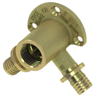 TECEflex Doppelwandscheibe IG, Messing (16 mm x 1/2'')