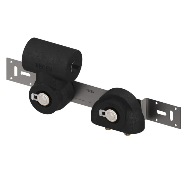 TECEflex Montageeinheit mit Hygienebox & U-Doppel-Wandscheibe IG (16 mm x 1/2'' x 16 mm)