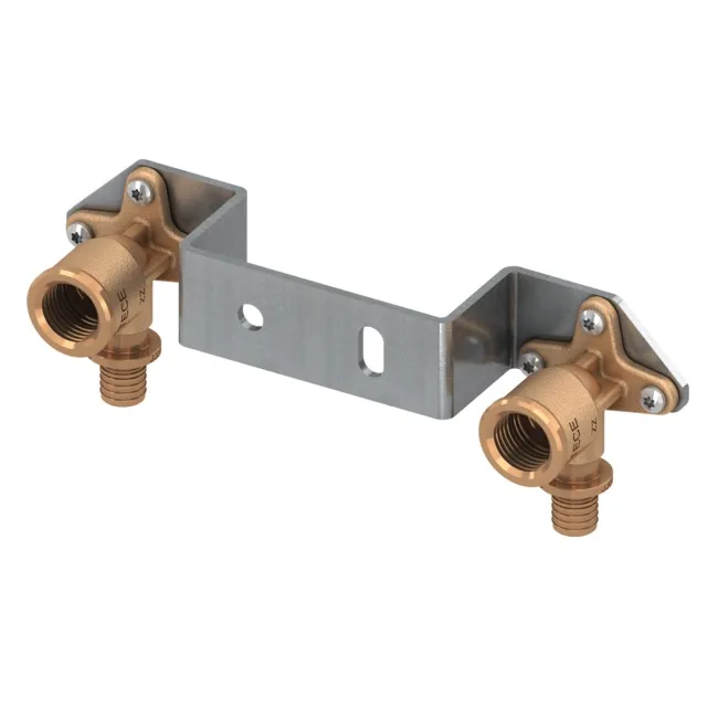 TECEflex Montageeinheit mit 2 Wandscheiben IG, Stichmaß 150 mm (16 mm x 1/2'')