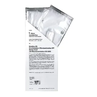 5 Stück SYR Gewebefilter 2000 90um für Drufi DFF/FF Kerzenfilter