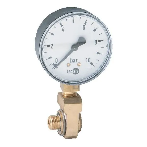 SYR Manometer mit Winkelanschluss 0-10 bar